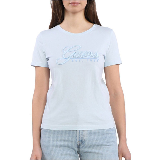 Guess Γυναικεία κοντομάνικη μπλούζα Script Tee